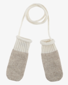 Cashmere Knitted Mittens With String - Garment Bag, HD Png Download, Transparent PNG