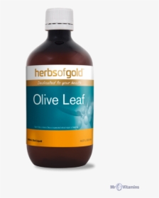 Herbs Of Gold Olive Leaf 500ml - Bottle, HD Png Download, Transparent PNG