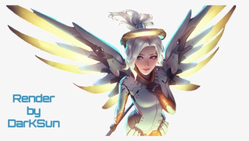 Mercy Render Png - Mercy Overwatch Png, Transparent Png, Transparent PNG