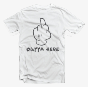 #vc 1011 Fuck Outta Here Wht Tee, HD Png Download, Transparent PNG