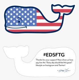 Vineyard Vines Whale Usa, HD Png Download, Transparent PNG