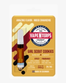 500mg Girl Scout Cookies Cbd Vape Cartridge - Girl Scout Cookie Carts Thc, HD Png Download, Transparent PNG