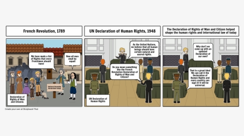 Declaration Of The Rights Of Man Storyboard, HD Png Download, Transparent PNG