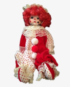 #clown #clowncore #creepy #doll - Doll, HD Png Download, Transparent PNG