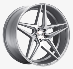 5 Silver Stnd - Black Diamond Wheels, HD Png Download, Transparent PNG