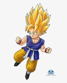Kid Goku Ssj, HD Png Download , Transparent Png Image - PNGitem