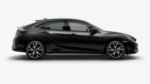 Black Honda Civic Hatchback, HD Png Download, Transparent PNG