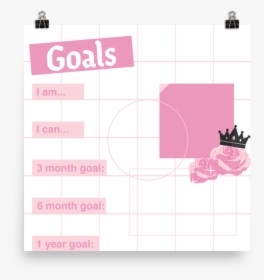 #goals Vision Board Poster - Black Cat, HD Png Download, Transparent PNG