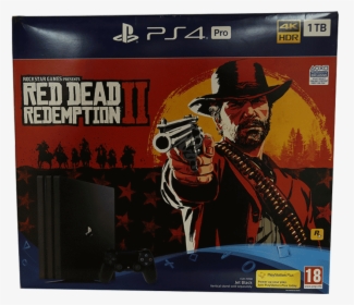 Sony Ps4 Console Pro Red Dead Redemption 2 Bundle - Red Dead Redemption, HD Png Download, Transparent PNG