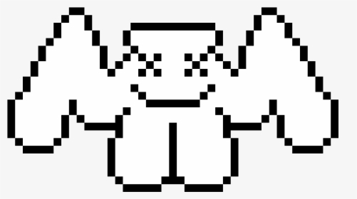 Pixel Art De Marshmello , Png Download - Marshmello Minecraft Pixel Art, Transparent Png, Transparent PNG
