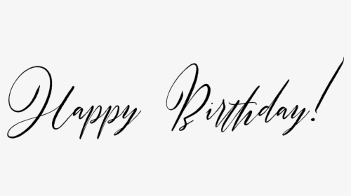 Happy Birthday Handwriting Png, Transparent Png, Transparent PNG