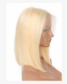 #613 Bob Wig Lace Front Wig Blond Color Pre Plucked - Lace Wig, HD Png Download, Transparent PNG