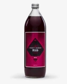 Red Bottle   Class Wine Icon - 40 Oz White Wine, HD Png Download, Transparent PNG