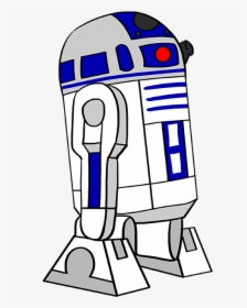How To Draw R2-d2 From Star Wars - Draw R2d2 Step By Step, HD Png Download, Transparent PNG