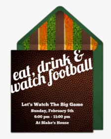 Football Viewing Party Invitations, HD Png Download, Transparent PNG