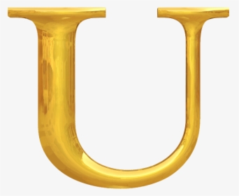Gold Typography U, HD Png Download, Transparent PNG