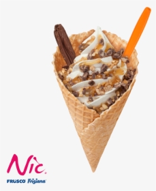 Vanilla Ice Cream Cone Png, Transparent Png, Transparent PNG