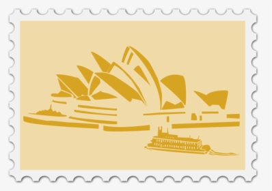 Australian Stamp Image - Sydney Opera House Vector Png, Transparent Png, Transparent PNG