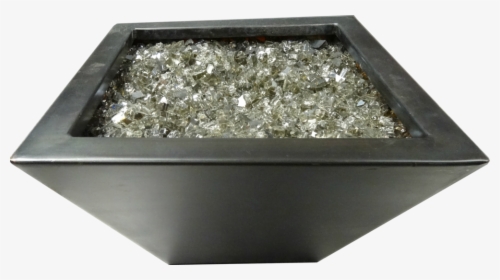 Oil Rubbed Bronze Pot With Reflective Glass - Flowerpot, HD Png Download, Transparent PNG