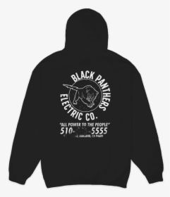 Black Panthers Electric Co - Hoodie, HD Png Download, Transparent PNG
