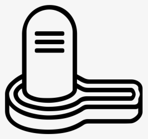 Shiva Lingam Outline Clipart , Png Download - Sivalinga Images Black And White, Transparent Png, Transparent PNG