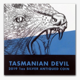 2019 Niue 1 Oz Silver Wildlife Up Close - Tasmanian Devil, HD Png Download, Transparent PNG
