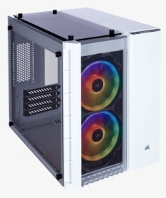 Crystal Series 280x Rgb Tempered Glass, No Psu, Microatx, - Corsair 280x Case White, HD Png Download, Transparent PNG