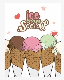 Ice Cream Social Clipart, HD Png Download, Transparent PNG
