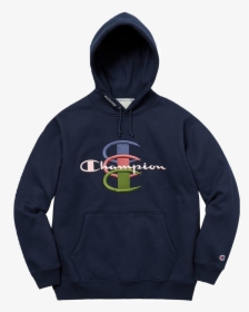 Supreme Champion Stacked C Hoodie, HD Png Download, Transparent PNG