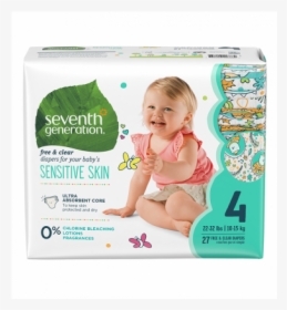 Seventh Generation Stage 4 Baby Diapers - Seventh Generation Diapers And Wipes, HD Png Download, Transparent PNG