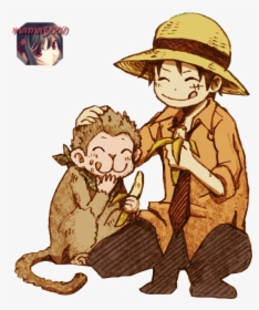 Transparent Luffy Chibi Png - Luffy 2 Ans Plus Tard, Png Download, Transparent PNG