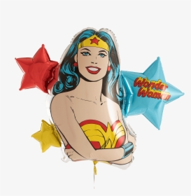 Wonder Woman Supershape - Wonder Woman Foil Balloon, HD Png Download, Transparent PNG