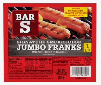 Signature Smokehouse Franks - Bar S Red Franks, HD Png Download, Transparent PNG
