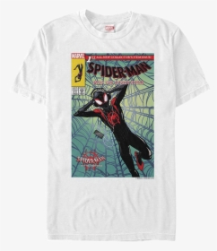 Comic Book Cover Spider Man Into The Spider Verse T - Spider Man Into The Spider Verse T Shirt, HD Png Download, Transparent PNG