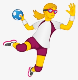 Emoji The Official Brand Person Playing Handball U, HD Png Download, Transparent PNG