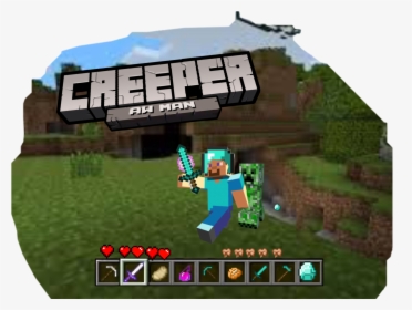 #creeper #aw #man #steve #mincraft #freetoedit - Pc Game, HD Png Download, Transparent PNG