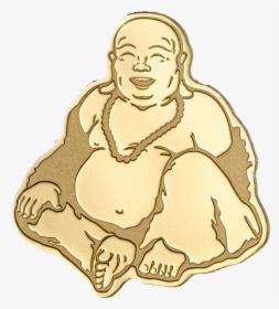 Palau - 2017 - 1 Dollar - Golden Laughing Buddha Small - Gold, HD Png Download, Transparent PNG