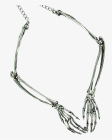 Skeleton Arms Png - Necklace, Transparent Png, Transparent PNG