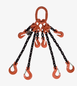 Adjustable 4 Leg With Sling Hook Aqos Gr-100 Chain - 4 Leg Adjustable Chain Sling, HD Png Download, Transparent PNG