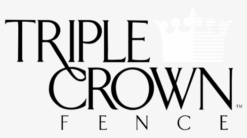 Triple Crown Fence Logo Black And White - Royal Group, HD Png Download, Transparent PNG