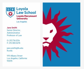 Loyola Marymount University Acceptance Card, HD Png Download, Transparent PNG
