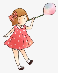 Cartoon Clip Art - Blowing Balloon Png, Transparent Png, Transparent PNG
