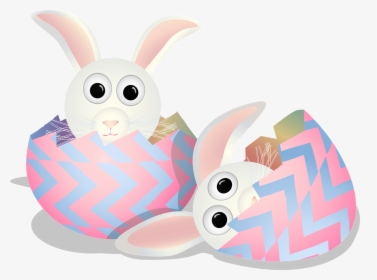 Graphic, Bunny Smiley, Bunnies, Bunny, Easter, Easter - Domestic Rabbit, HD Png Download, Transparent PNG