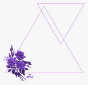 #mq #purple #flowers #frame #frames #border #borders - Purple Shine, HD Png Download, Transparent PNG