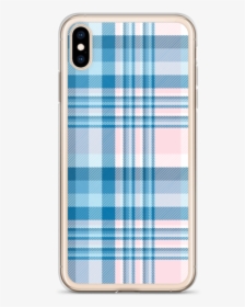 Light Pink And Blue Plaid Iphone Case - Light Pink And Blue, HD Png Download, Transparent PNG