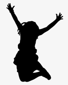 Silhouette Jumping At Getdrawings - Silhouette People Jumping Png, Transparent Png, Transparent PNG