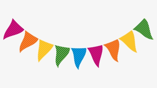 #banderin - Colorful Banner Clipart, HD Png Download, Transparent PNG