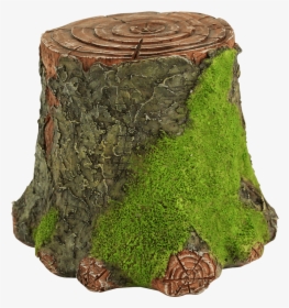 Mossy Tree Stump Display Stand - Tree Stump, HD Png Download, Transparent PNG