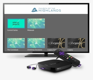 Highlands Roku Tv App - Roku Ultra Home Screen, HD Png Download, Transparent PNG