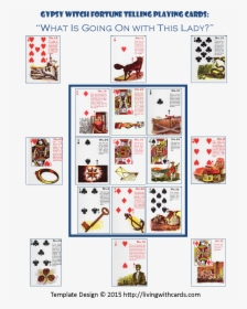 Gypsy Witch Fortune Telling Playing Cards Short Reading, HD Png Download, Transparent PNG